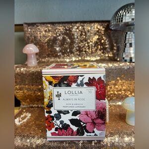 NEW Lolli Always in Rose Floral Candle